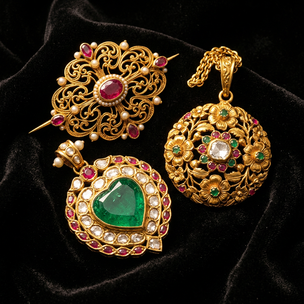 Brooch Pendant Collection Compact