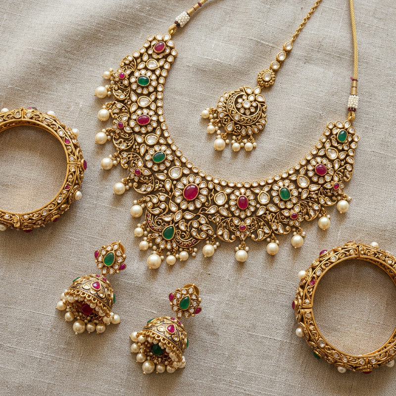 Kundan & Polki Jewellery