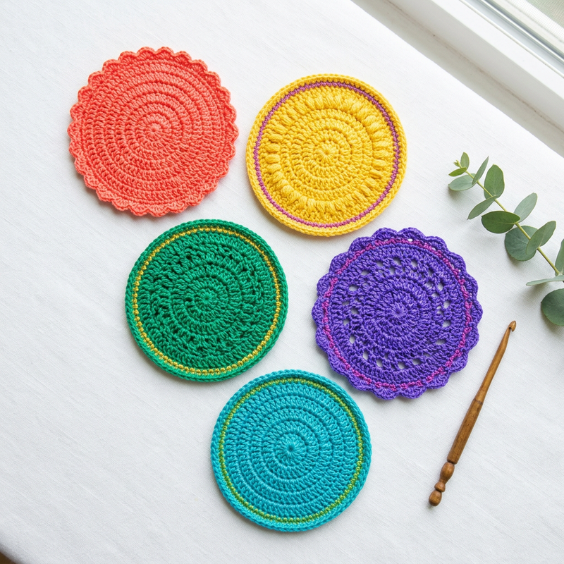 Crochet Coasters