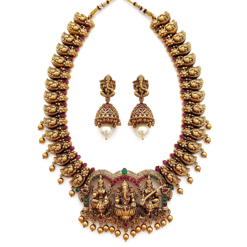 Temple Jewellery Full Set